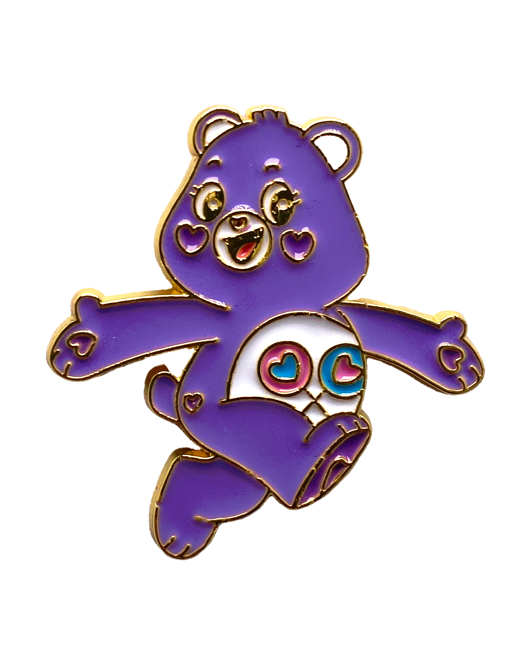 PIN OSITO CARIÑOSITO MORADO
